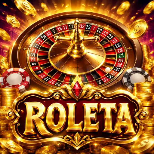 Roda de roleta com fichas coloridas
